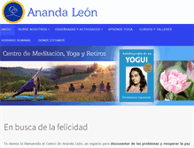 Tablet Screenshot of anandaleon.org